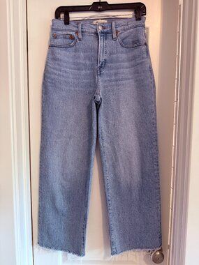 Madewell Perfect Vintage Wide Leg Crop jeans